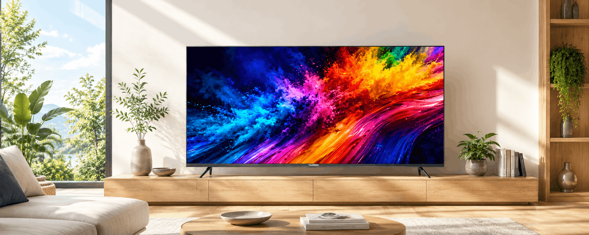 TV TELEFUNKEN QLED 50'' Smart Google Tv G4FN 4K + Récepteur Intégré